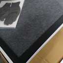 Upgrade Version Room Partition and Divider, Freestanding Rolling Dividers with Wheels,Office Privacy Screen Divider Wall,Classroom Felt Dividers,8'2"L* 6'7"H,4 PanelDark Grey