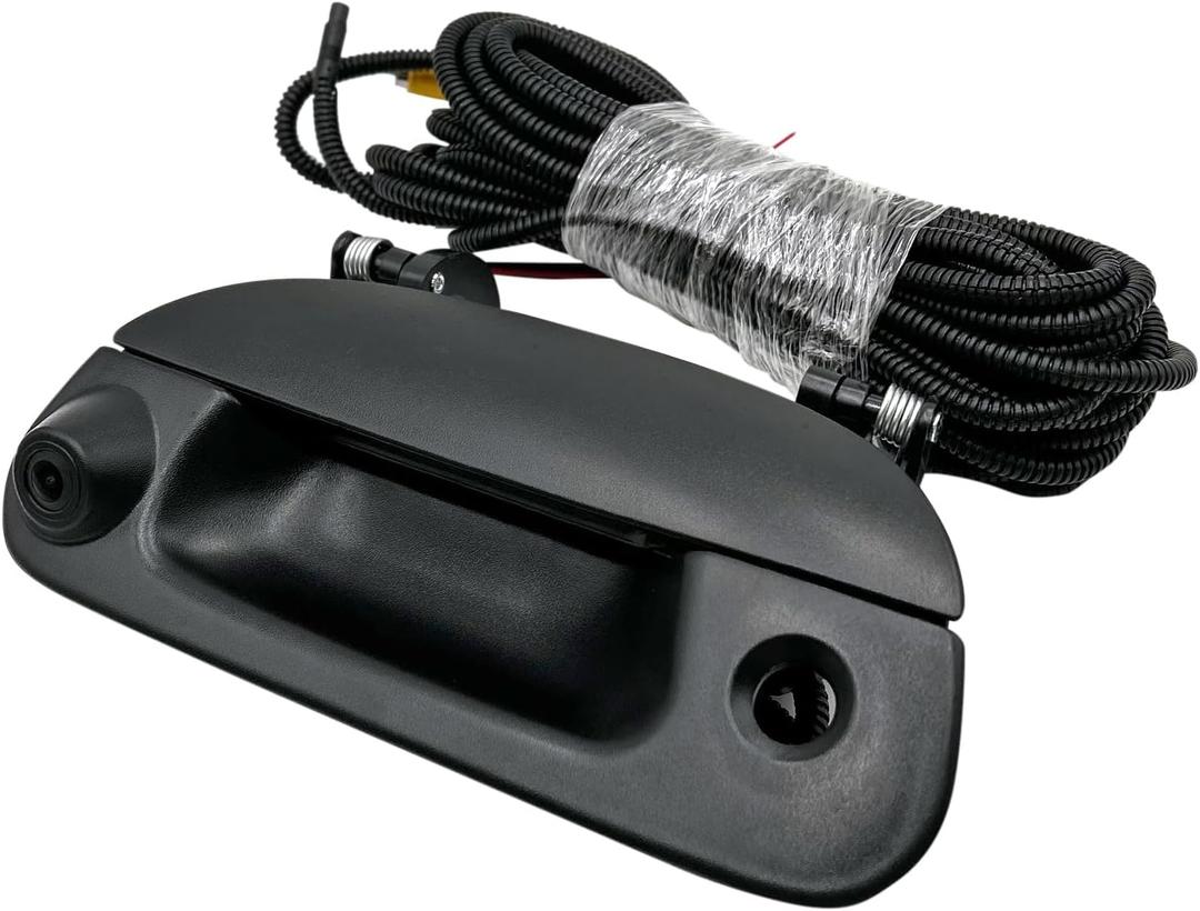 Rear View Backup Tailgate Handle Camera Compatible with Ford F150 1997-2003,F250 F350 F450 F550 1999-2007,Explorer 2001-2005,Lobo 2001-2003