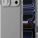 Nillkin for iPhone 17 Pro Case with Slide Camera Cover, Thin Slim Fit, Shockproof Protective, Protector Privacy, Phone Case iPhone 17 Pro Camera Lens Protector 6.3 inch, Gray