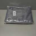 Yakamok Room Darkening Gray Blackout Curtains 84 Inch Long Light Blocking Thermal Insulated Window Treatment Grommet Drapes for Bedroom Living Room, 52W x 84L, Grey Curtains, 2 Panels