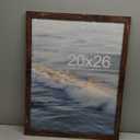 20x26 Picture Frame, Classic Brown 20 x 26 Poster Frame for Horizontal or Vertical Wall Mounting, 1 Pack