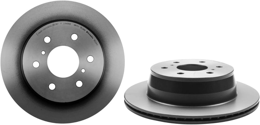 2 x Brembo 09.B534.11 UV Coated vented Rear Brake Rotor CADILLAC/CHEVROLET OE# 23195438