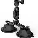 SmallRig Camera Suction Cup Mount, Mount for GoPro, on Car Window, Windshield, for Sony DSLR, Lightweight Camera, Vehicle Shooting,Vlogging, Mobile Phone, Action Camera with Action Camera Mount - 3566