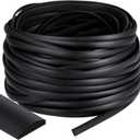 Flat Screen Spline 0.315 Width Vinyl Screen Spline Flat Bottom and Curved Top Edge Fillet for Replacing The Glass Screen on Windows or Patio Screen Doors, 0.092 Thickness(250 ft)