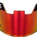 Football Visor - for Youth Football Helmets & Adult Football Helmets (red)