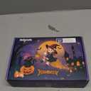 Rolevoria Halloween Black Cat Costume for Girls, 5 Pcs Cat Costume Set with Light Up Tutu Skirt, Ears Headband Tail Gloves, Dress Up Cosplay for Kids Ages 3-8