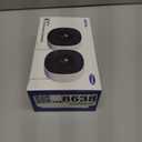 2K No Drill Window Camera-2 Pack 2.4Ghz & 5Ghz WiFi Dome Cameras for Home Security for Indoor & Outdoor Monitoring, Color Night Vision, Human Detection, 24/7 Recording, Ideal for Apartment, K1