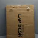 Laptop Bed Tray Table, Adjustable Laptop Stand, Portable Lap Desks with Foldable Legs, Reading Desk for Sofa Couch Floor - Large, Black