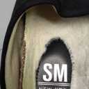 SM New York Women's Suede Clogs with Fuzzy Lining Slip‑On Closed Toe Winter Flat Mules Indoor Outdoor Slippers, 8