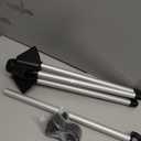 BShome Adjustable Hair Dryer Stand, 2959 Inch Hair Dryer Holder with Tripod and Universal Clip, 360Degree Rotating Blow Dryer Stand for Bathroom, Vanity, Makeup Room