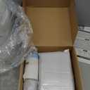 Open-Top Self Cleaning Litter Box, Automatic Litter Box with Dual Safety Sensors, Anti-Pinch Protection, Large Capacity, APP Control, White-Grey