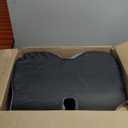 Memory Foam Seat Cushion for Sciatica & Back Pain Relief - Ergonomic Chair Pad with Adjustable Strap & Supportive Comfort Cover, Non-Slip for Car, Truck, Office Chair - Dark Gray