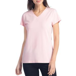Fishers Finery Women's Ecofabric Short Sleeve Classic Fit V Neck Tee, XS