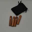 ULDIGI Wooden Needle Case Sewing Needle Holder 3Pcs Set Red Sandalwood Storage Tubes for Embroidery and Needlework Craft Organization for DIY Sewing Enthusiasts Random Style