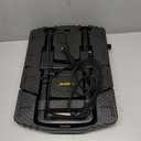 Folding Hand Truck 500lbs, Portable Heavy Duty Dolly Cart, 6 Wheels Collapsible Luggage Cart with 2 Elastic Ropes - Compact Trolley Cart for Easy Moving - Ideal Hand Cart for Travel and More (17, Black)