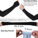 12 Pairs Sun Protection Sleeves UV Cooling Arm Men Women Sports with Thumb Hole for Driving, Golfing, Fishing, Cycling, Hiking, Doing (6 Colors) by HRLOR