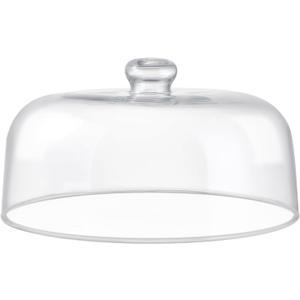 11 inch Glass Cake Dome Cover for Cake Stand, Clear Round Cake Stand Lid Cover for Cake Food Dessert Display