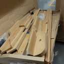 Backyard Discovery 55" Cedar Wood Farmhouse Outdoor Porch Swing Bench with Two-Person Seating, Durable Hanging Chains, Water-Resistant, Heavy-Duty 600 Lbs Weight Capacity for Patio, Deck, Garden