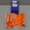 MIULEE Pack of 2 Outdoor Waterproof Pillow Covers Decorative Farmhouse Throw Pillow Covers Square Solid Color Couch Pillow Covers for Patio Tent Bed Sofa Living Room 18x18 Inch Bright Orange