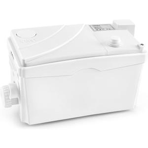 500W Utility Sink Pump with PCB Function Upgrade Structure Upflush to 23FT 1600GPH Under Sink Pump with 3 Water Inlets 1 Outlet Macerating Toilet System for Sink Shower Urinal Kitchen Basement