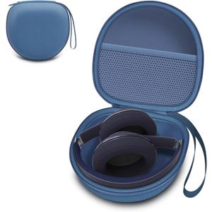Headphone Case Compatible with Soundcore by Anker Q20i Q20 Q30 Q45 / BERIBES/TOZO/KVIDIO/Beats Noise Cancelling Over-Ear Headphones, Light Blue