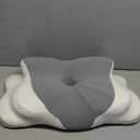 DONAMA Cervical Pillow for Neck and Shoulder,Contour Memory Foam Pillow,Ergonomic Neck Support Pillow for Side Back Stomach Sleepers with Pillowcase (Queen Size 24.8"Lx14.96"Wx5.51"H, White)