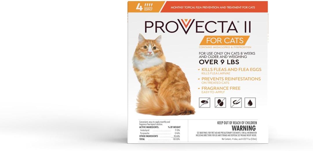 Provecta II for Cats Over 9 lbs  4 Mos/Box