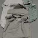 3-Pack Organic Baby Swaddle Sleep Sacks - Swaddles for Newborns, Infant 0-3 Months, Baby Girls, Boys, Soft & Snug Newborn Sleep Sack, Nursery Swaddling Blankets (Sage)