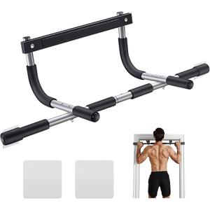 ALLY PEAKS Pull Up Bar Thickened Steel Pipe Super Heavy Duty Steel Frame Upper Workout Bar| Multi-Grip Strength for Doorway | Indoor Chin-Up Bar Fitness Trainer for Home Gym Portable