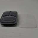 Freshware Meal Prep Containers [50 Pack] 3 Compartment Food Storage Containers with Lids, Bento Box, BPA Free, Stackable, Microwave/Dishwasher/Freezer Safe (24 oz) (One Size)