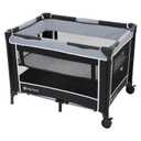 Baby Trend Portable Playard with Bassinet, Twinkle Grey