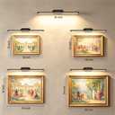 Glendan 24" Wireless Picture Lights for Wall, Art Light with Remote & Timer