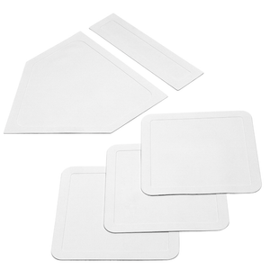 GoSports Baseball & Softball 5 Piece Base Set  Rubber Field Bases for Kids & Adults