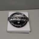 Nissan New OEM Front Grille Emblem - FITS Many Models Including Altima, Murano, Rogue, and Quest - Please See List Below for Complete Application Guide