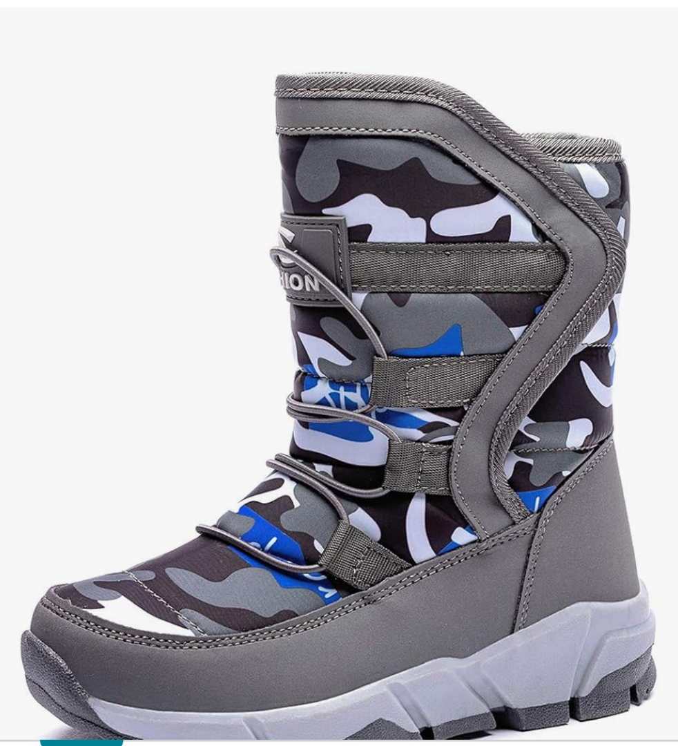 GUBARUN Boys Snow Boots Winter Waterproof Slip Resistant Cold Weather Shoes (Toddler/Little Kid/Big Kid) Size: toddler 10