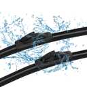 2 x OEM Quality Wiper Blades for 2003-2009 Mercedes-Benz C CLK Class CLK320 CLK500 CLK55 C230 C240 C280 C350, OE Genuine Style (22" + 22" Front Wiper Blades)