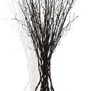 12 Pcs Artificial Curly Willow Branches Plants Decorative Brown Twig Stems Spray Tall for Vase DIY Crafts Wedding Floral Arrangement Home Decor Indoor