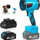 Leaf Blower Cordless-18V Mini Handheld Blower, Compatible with Makita 18V Batteries, with 5.0Ah Battery & Fast Charger, Lightweight for Lawn Care, Leaves, Patio, Dust & Snow