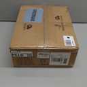 LUE BONA Square Linen Makeup Stool, Metal X Legs, Small Ottoman Stool Chair for Vanity, Modern Padded Seat Foot Rest for Makeup Room, Bathroom