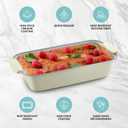 3 x Boxiki Kitchen Premium Ceramic Bread Loaf Pan - 11x5 Non-Stick Bread Pan, Ideal for Homemade Bread Loaf, Meatloaf pan Suitable for Baking Enthusiasts