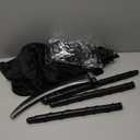 Grim Reaper Costume Set for Mens & Adults, Halloween Scary Ghost Phantom Cosplay Masquerade Tunic Robe with Scythe & Gloves & Hood for Age 14+