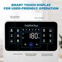 Ivation H2O Hot & Cold Countertop, Reverse Osmosis Water Filter, TDS Filter System, 4 Stage RO Water Filtration, 6 Temperature Presets, 3:1 Pure to Drain, Portable Plug-and-Play - White