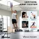 VENIX POWER® Patented Vertical Jump Tester & Trainer, Jumping Height Measurement Tool Equipment Pole for Training Practice Test, Volleyball Basketball Exercise Aid, High Higher Vertical Jump Box