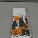 Lovdazzles Halloween Cat Kitchen Towels, Jack-O'-Lantern Decorative Absorbent Microfiber Dish Cloth Tea Towel, Bat Waffle Soft Hand Towels for Farmhouse Home Bathroom, Halloween Decor Gift