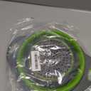 Green Kitchen Strainer Colander Set - 2 PCS Multifunctional Colander Silicone Food Strainers for Kitchen for Pasta and Spaghetti Collapsible with Plastic Handles