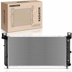 A-Premium 34" Engine Coolant Radiator Compatible with Chevy Silverado, Suburban, Tahoe & GMC Sierra, Yukon & Cadillac Escalade, Automatic Transmission, Without Engine Oil Cooler, w/ 2 Oil Cooler Holes