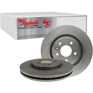 Raybestos R-Line Automotive Replacement Front Disc Brake Rotor for Select 2021-2007 Toyota Tundra, 2022-2008 Toyota Sequoia, 2021-2016 Lexus LX570, 2021-2016 Toyota Land Cruiser (980583R)
