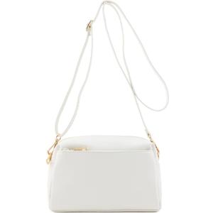 FashionPuzzle Triple Zip Small Crossbody Bag