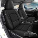 AOMSAZTO Fit for Toyota Corolla 2020-2026 Seat Covers Custom - Premium Full Set for Front & Rear Seats | Durable Automotive Seat Protector(Full Set 5 Seat Covers Black)