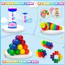 30Pack Fidget Toys Bulk for Adult Kids Age 5-7, 8-12, Sensory Autism Travel Must Have ADHD Autistic Figette Classroom Treasure Prize Box School Must Have Stress Anxiety Easter Basket Stuffers Gifts
